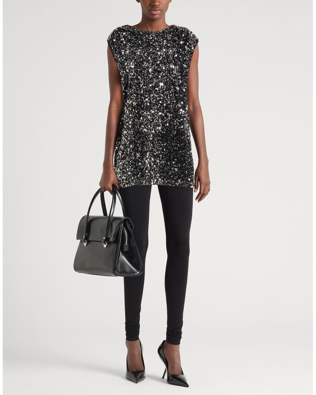 Junya Watanabe Black Top Polyester, Polyurethane