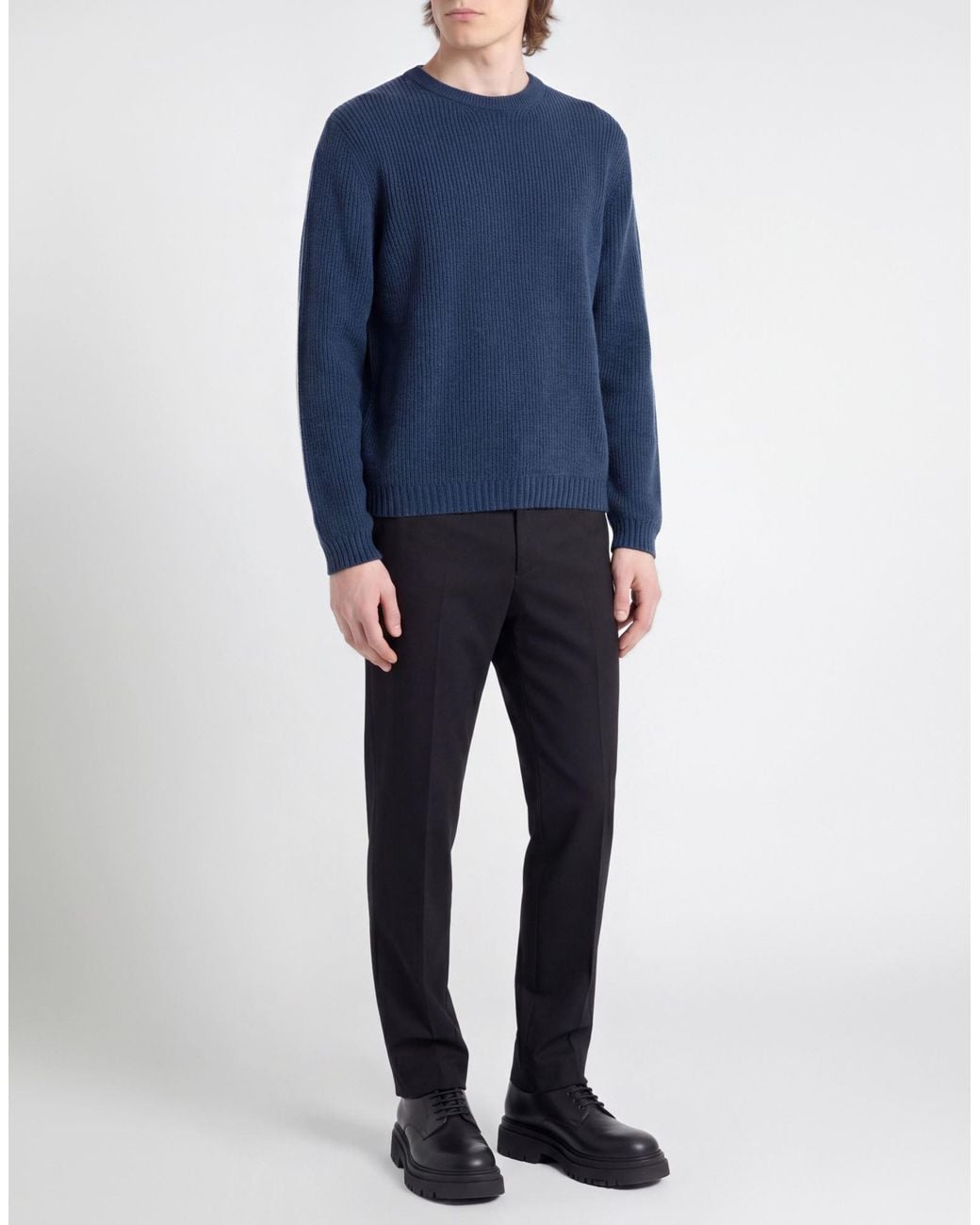 Moschino Blue Sweater Acrylic, Alpaca Wool, Wool for men