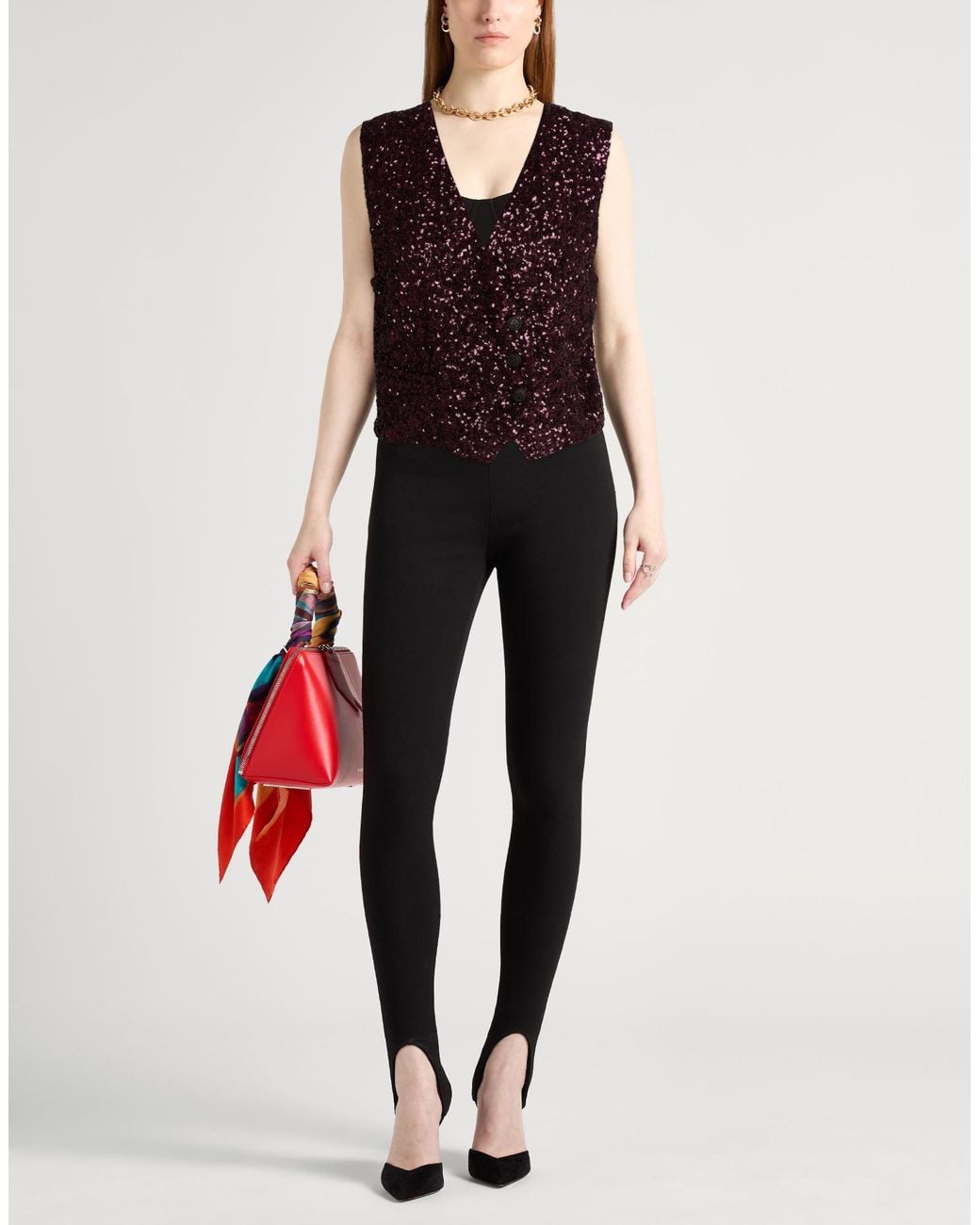 Aniye By Purple Tailored Vest Polyester, Elastane