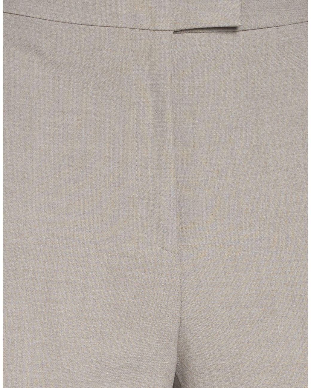 Boss Gray Pants Viscose, Polyester, Elastane
