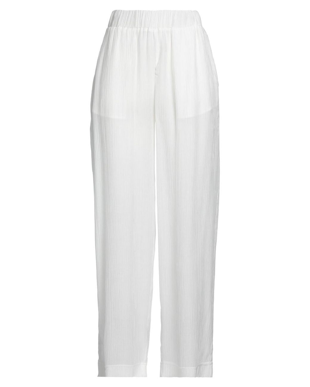 Alpha Studio White Pants