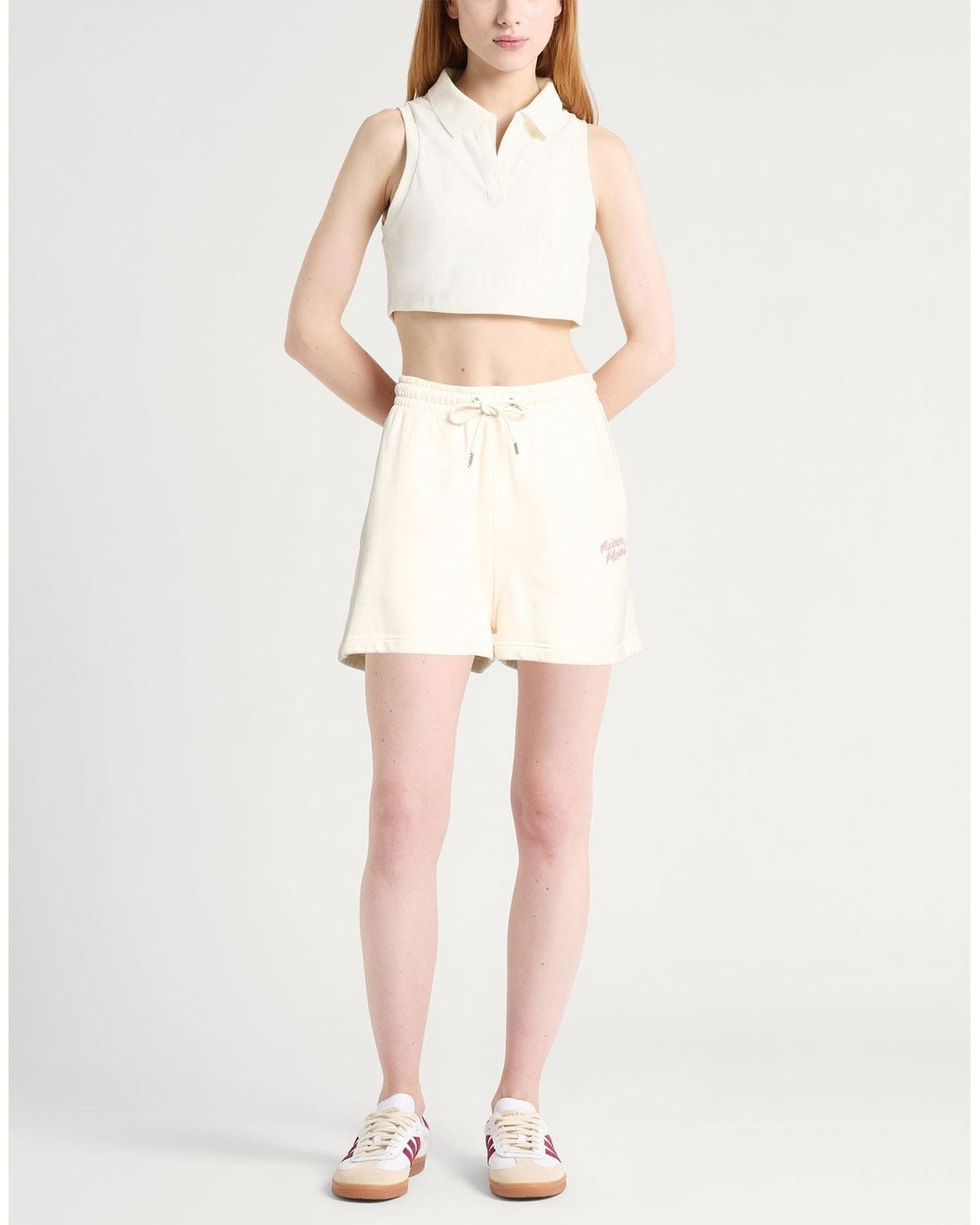 Maison Kitsuné Natural Shorts & Bermuda Shorts