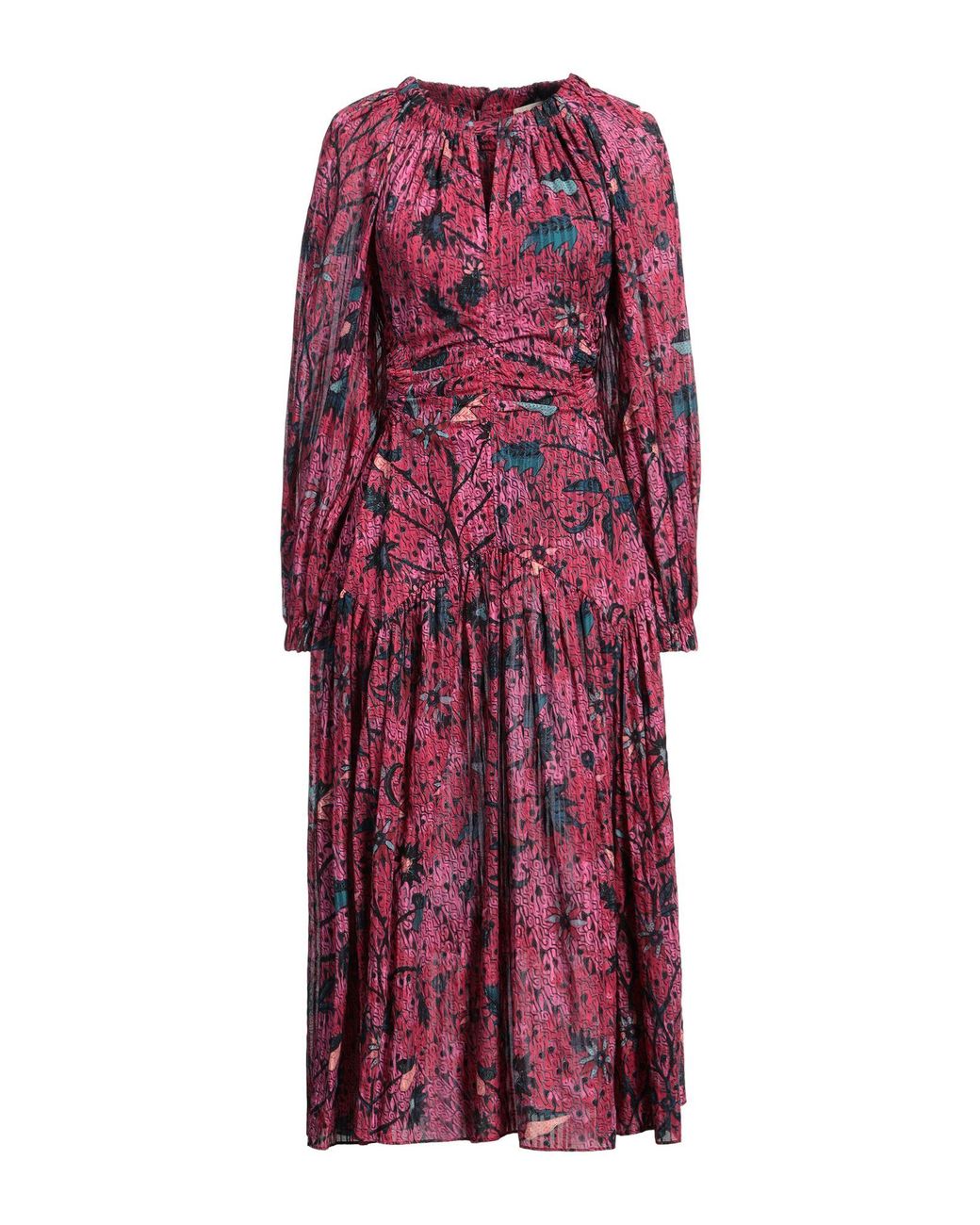 Ulla Johnson Purple Midi Dress