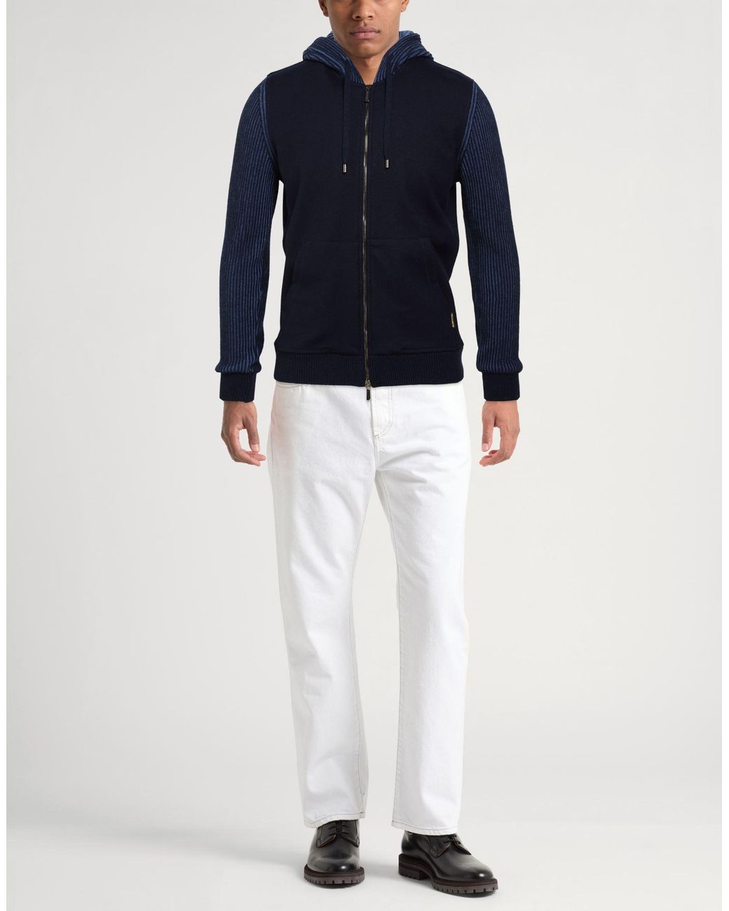 Moorer Blue Sweatshirt for men