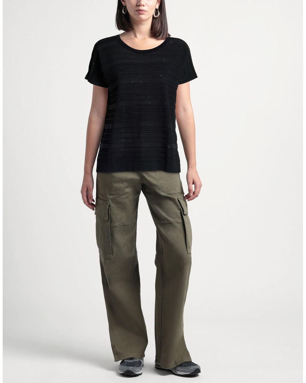 Le Tricot Perugia Black Jumper