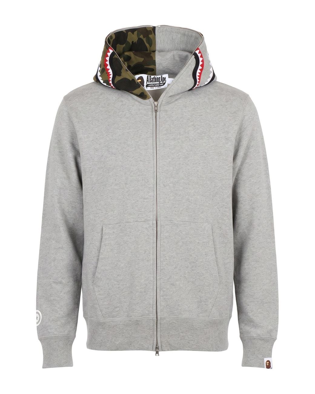 A Bathing Ape Gray Sweatshirt Cotton for men