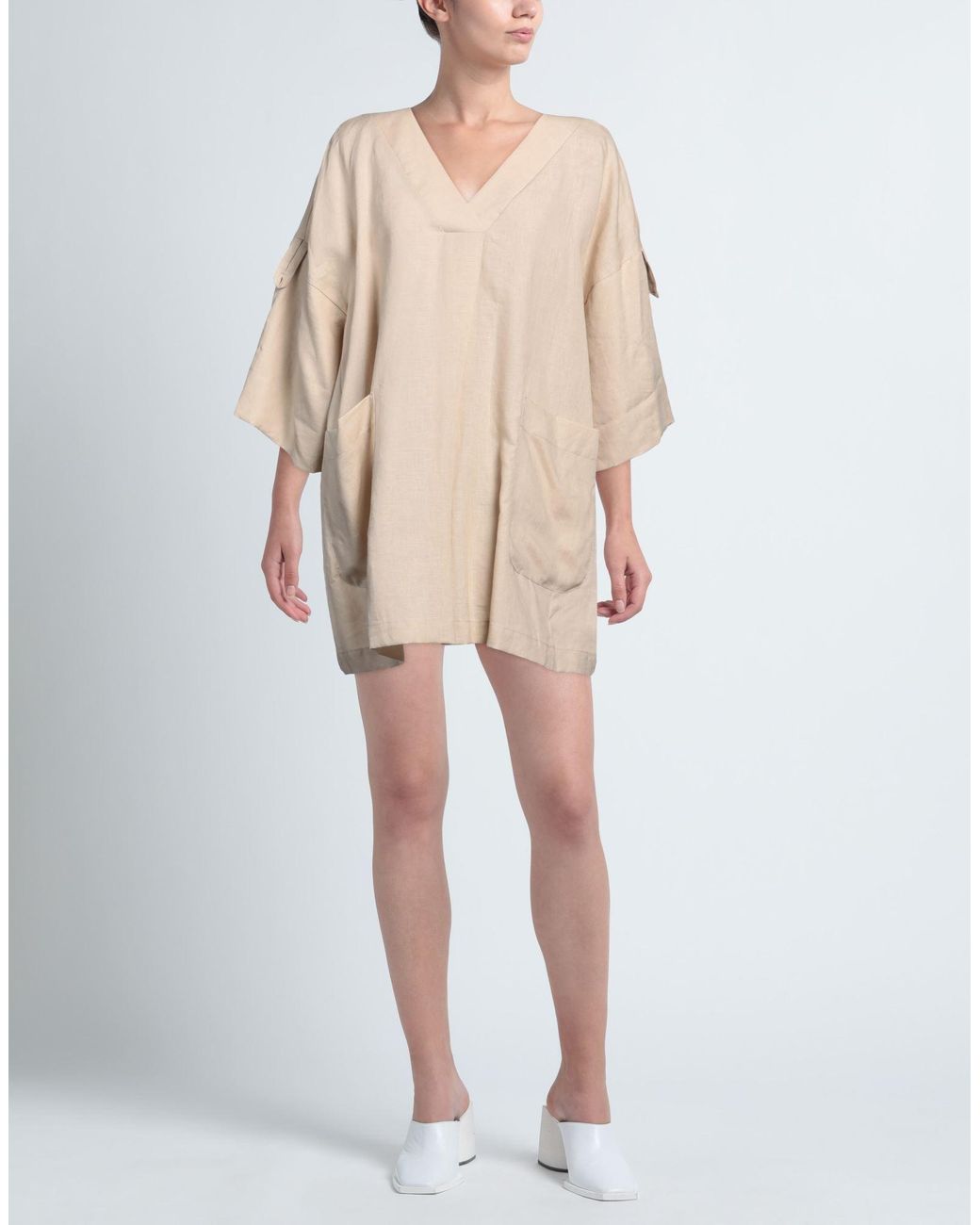 MEIMEIJ Natural Mini Dress