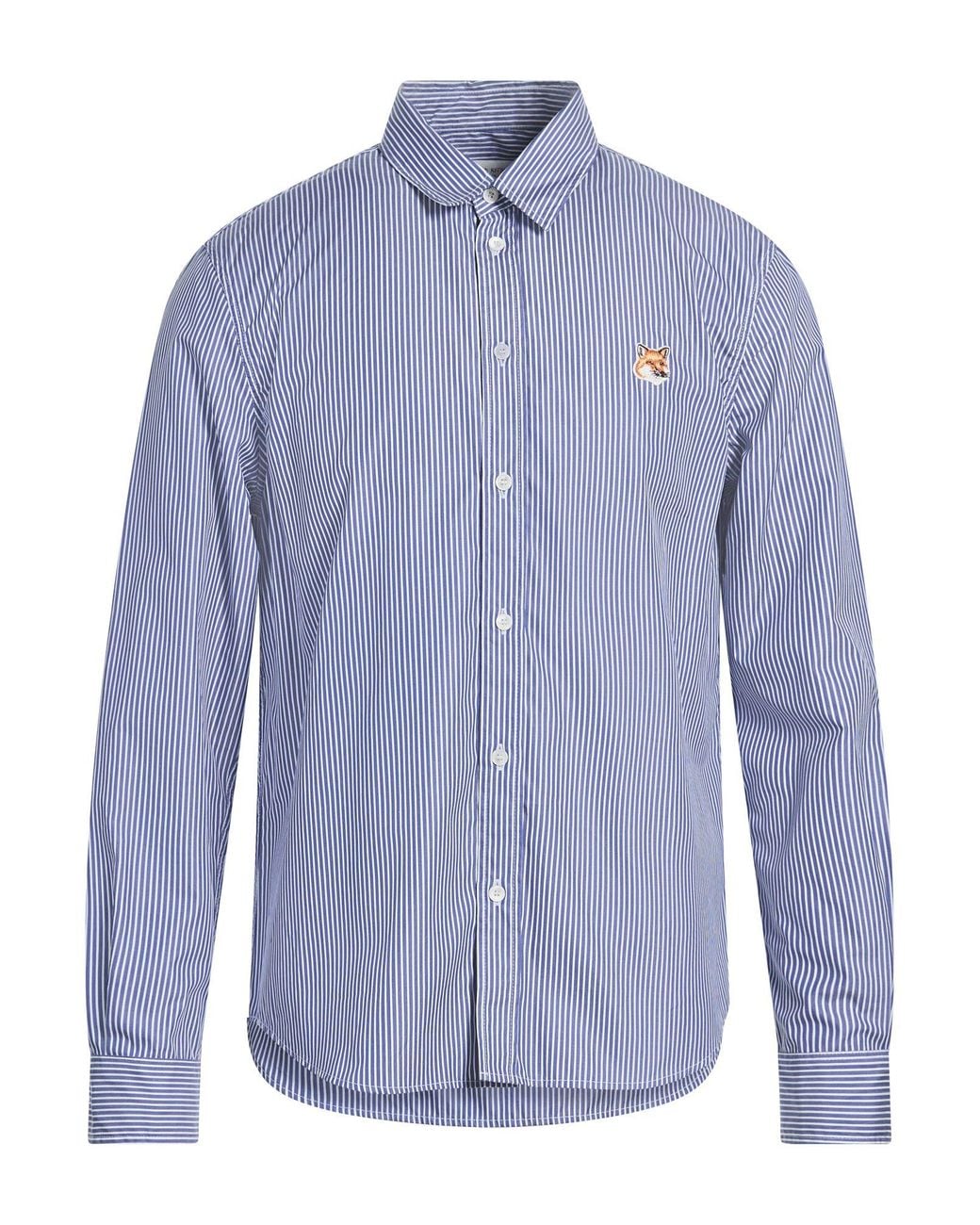 Maison Kitsuné Blue Shirt Cotton for men
