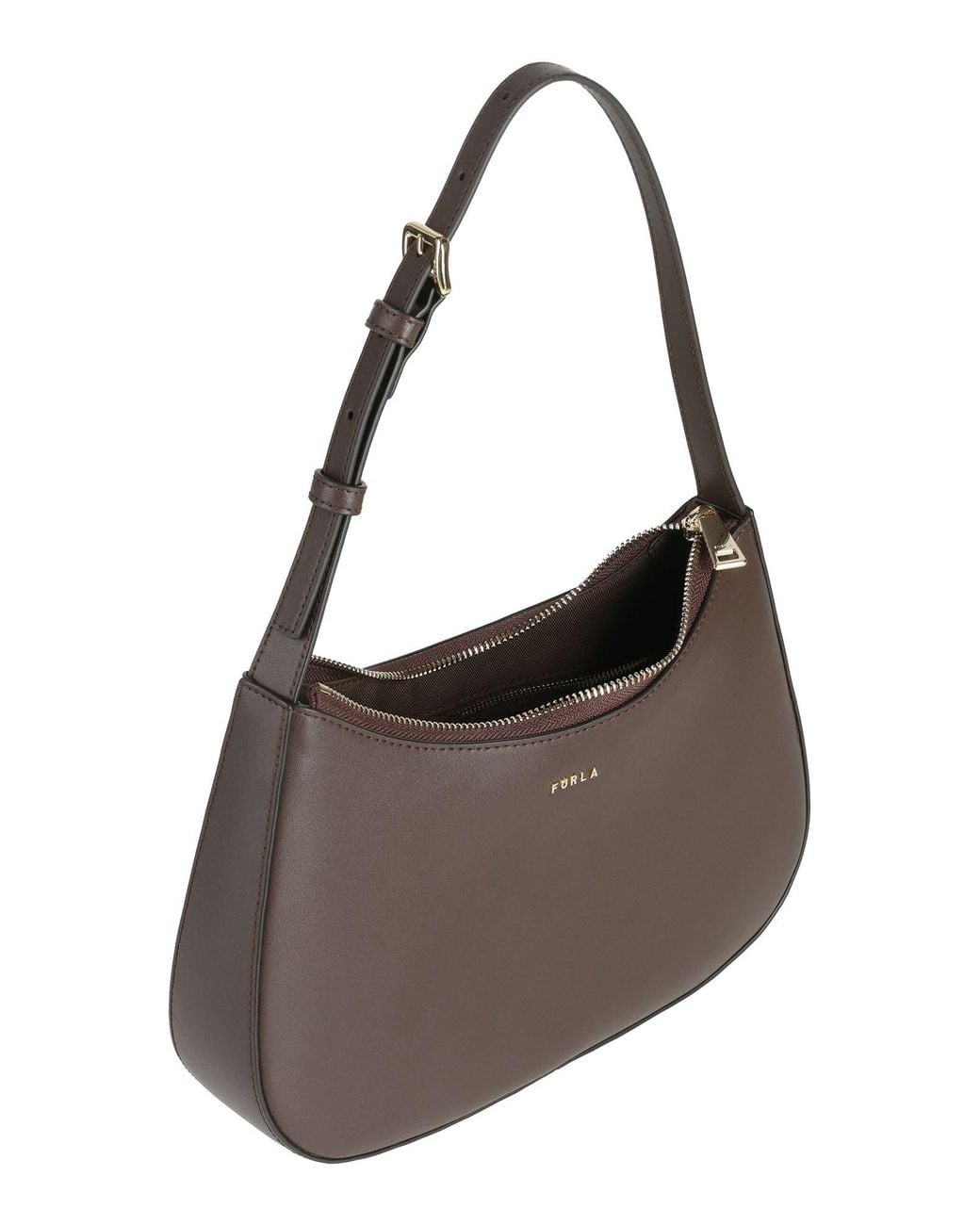 Furla Brown Margot S Shoulder Bag -- Shoulder Bag Leather