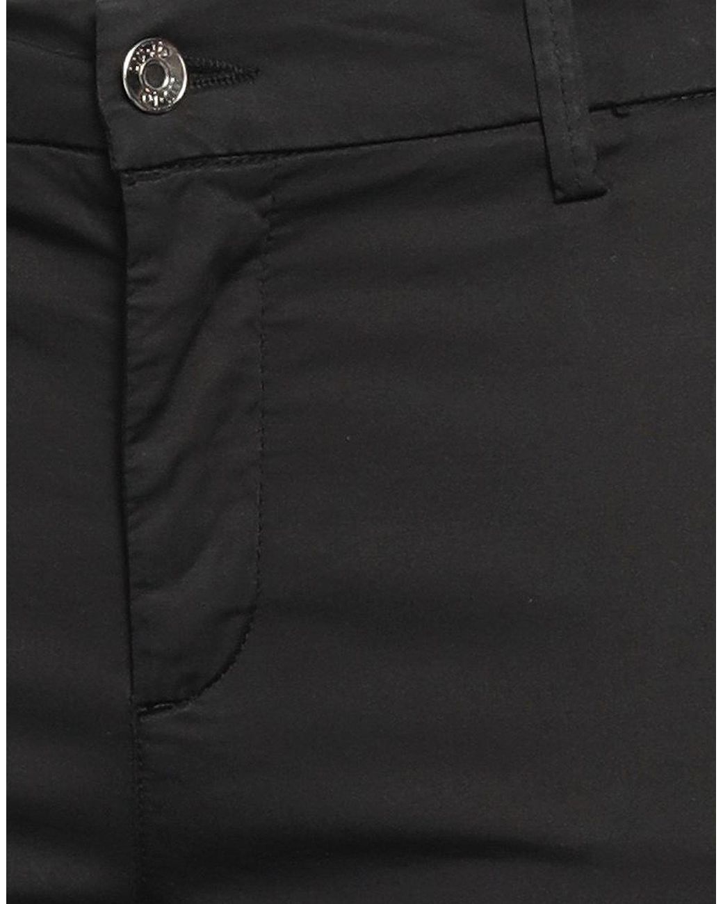 Liu Jo Black Pants Cotton, Elastane