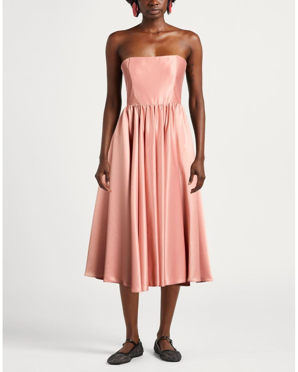 Pinko Pink Midi Dress