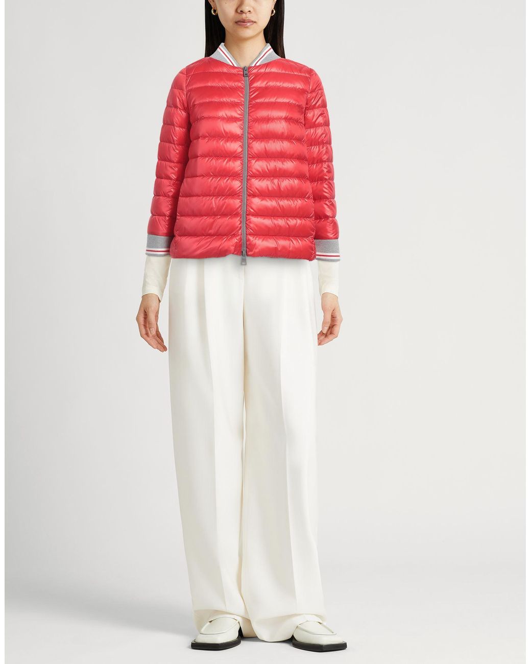 Herno Red Globe Puffer Polyamide, Cotton
