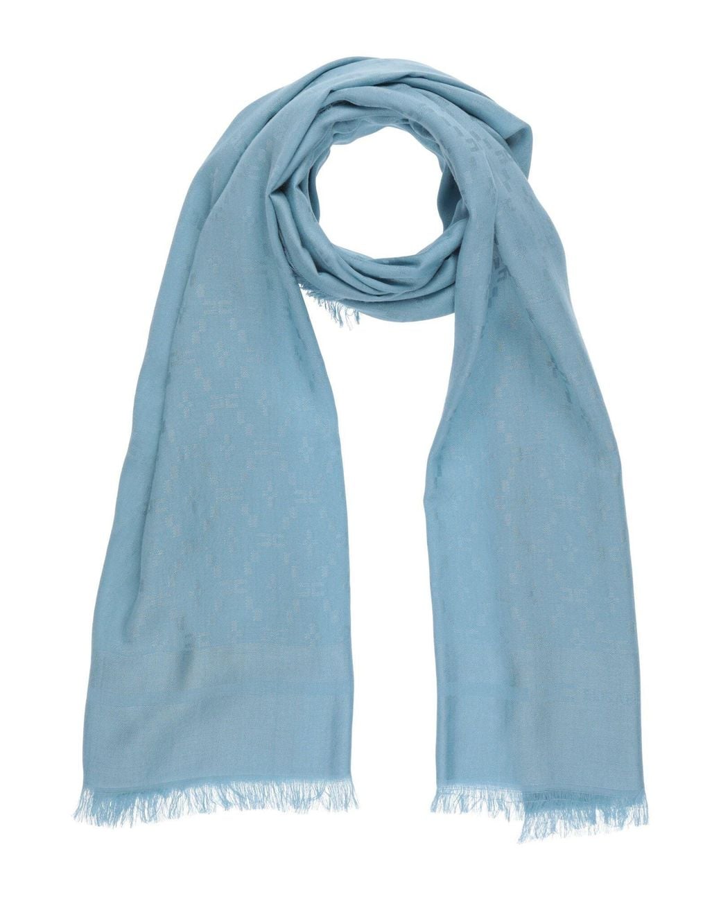 Elisabetta Franchi Blue Scarf