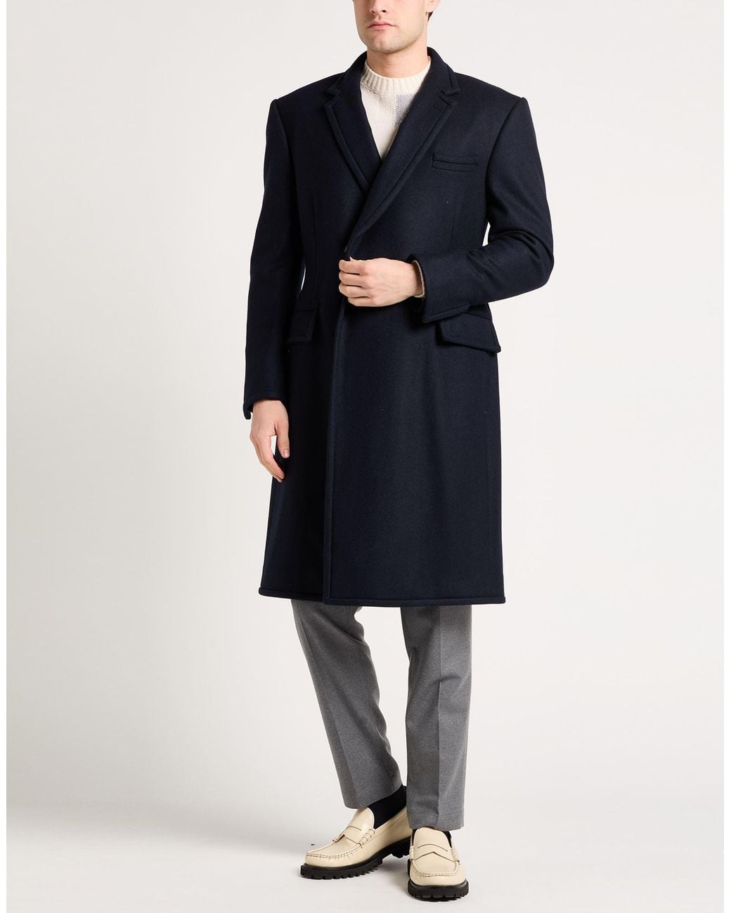 Thom Browne Blue Coat Virgin Wool for men