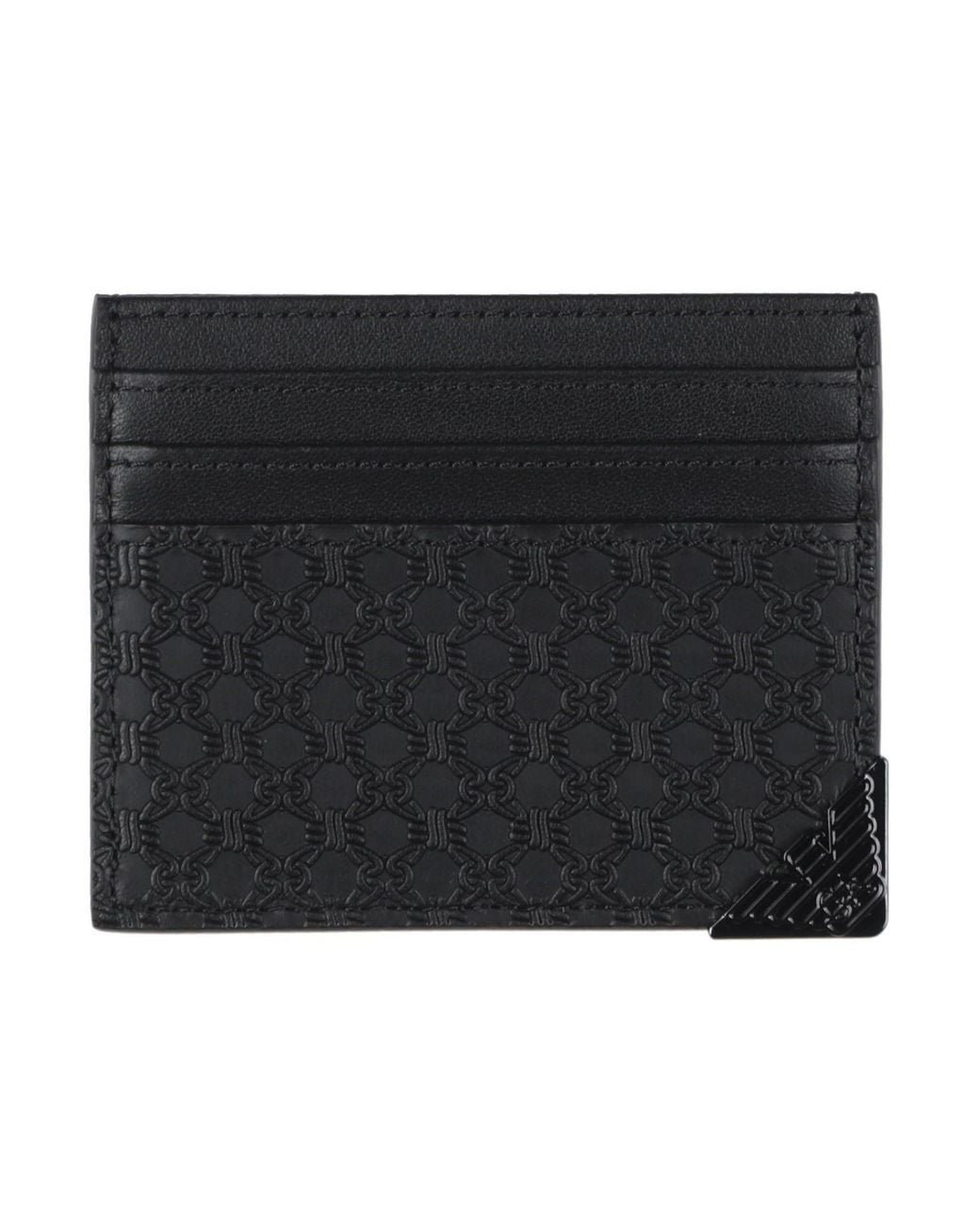 Emporio Armani Black Cardholder for men