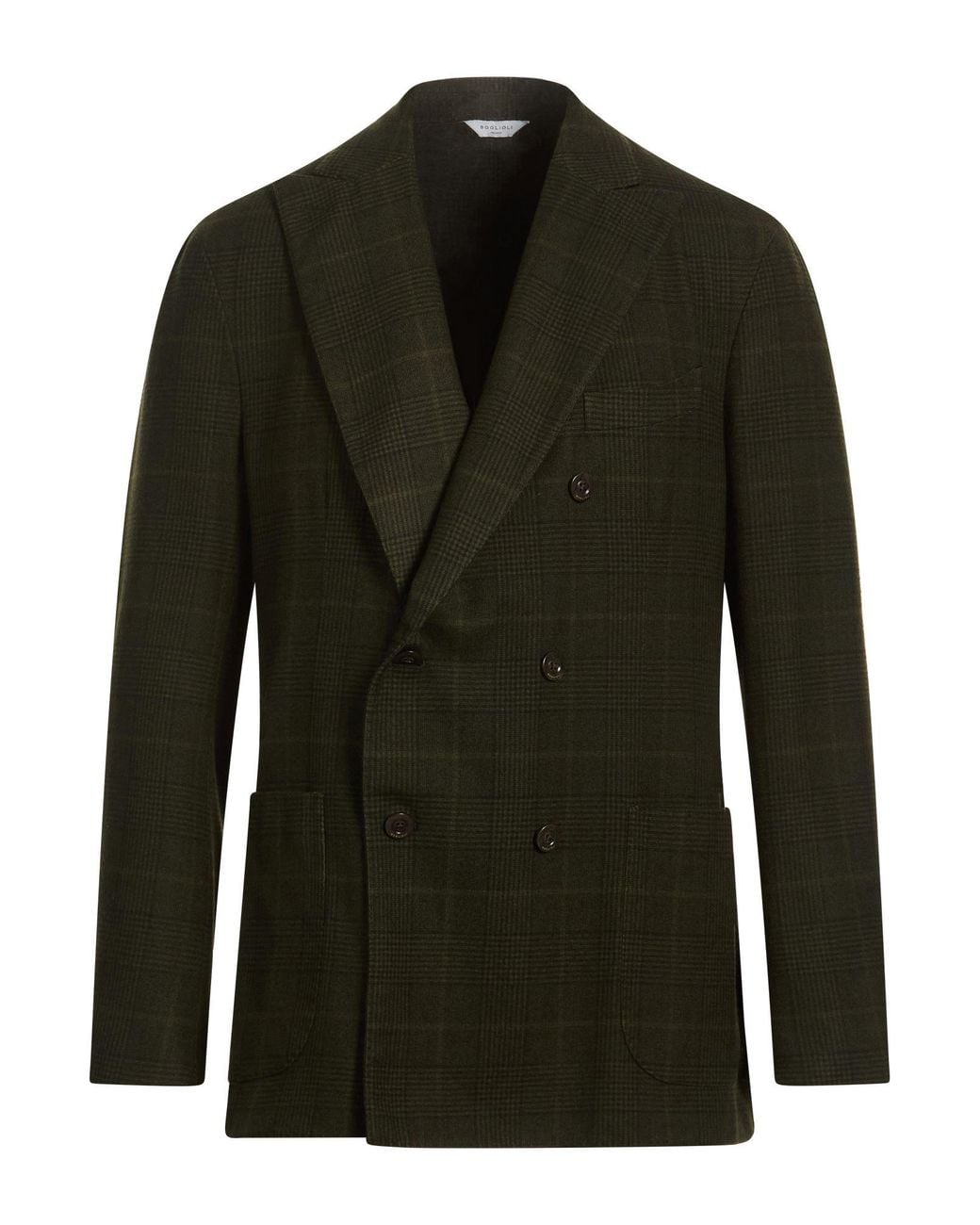 Boglioli Green Blazer Virgin Wool for men