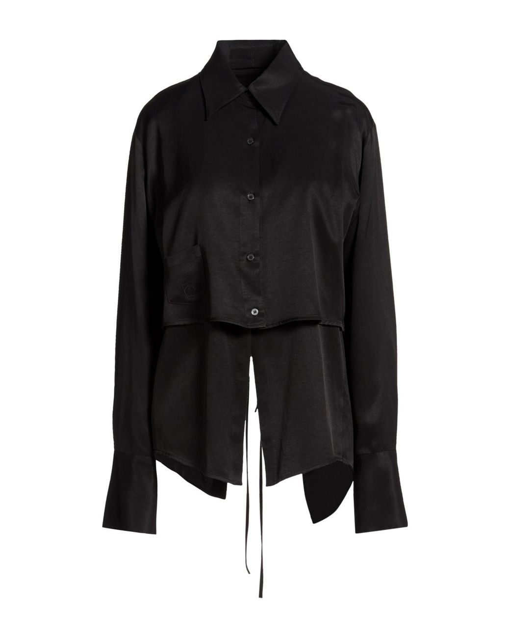 Eudon Choi Black Shirt Rayon, Viscose, Linen
