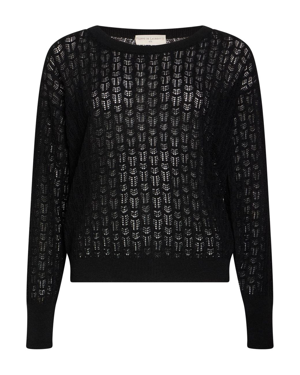 Pullover FILIPPO DE LAURENTIIS de color Black