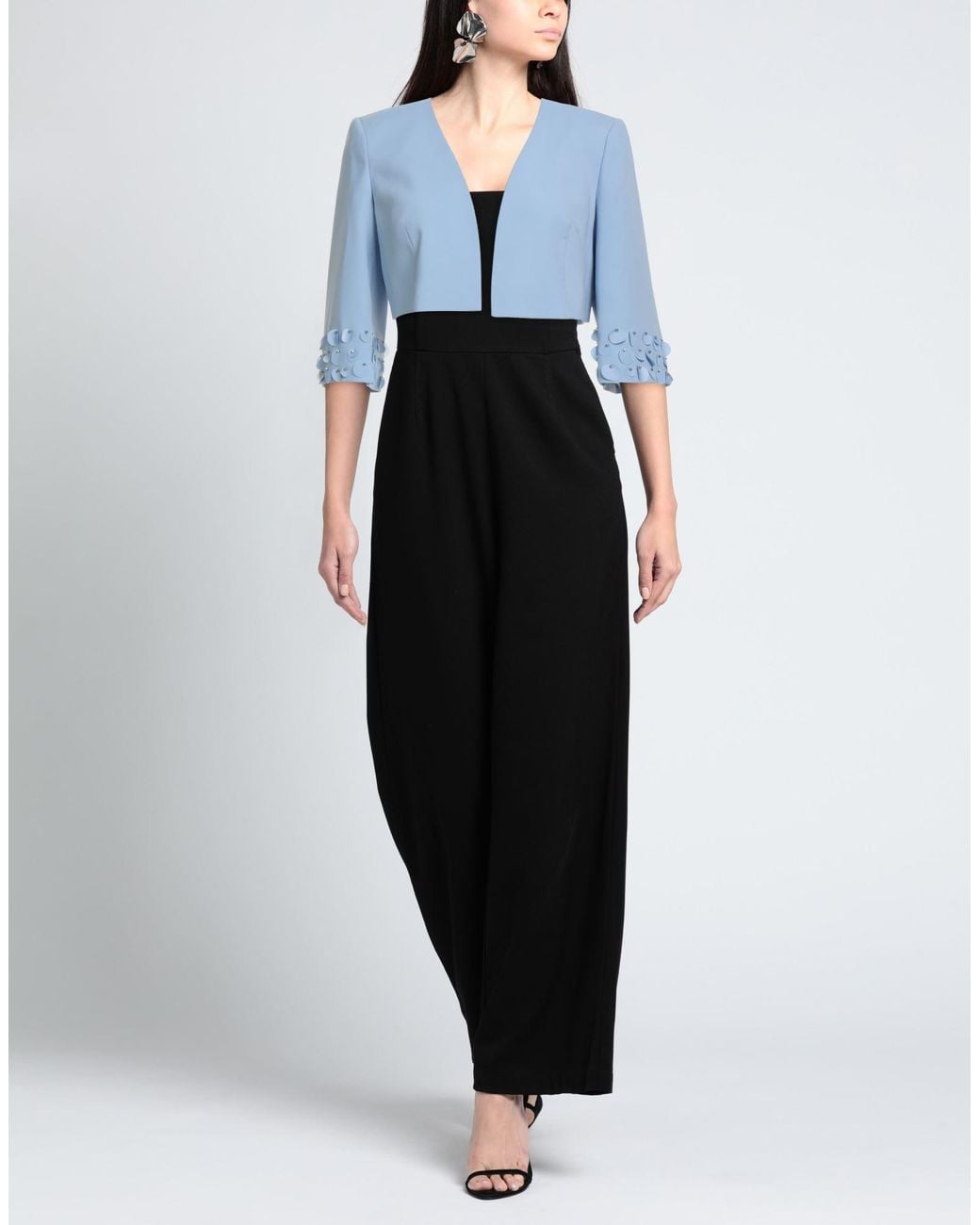 Camilla Blue Jacket Polyester, Elastane