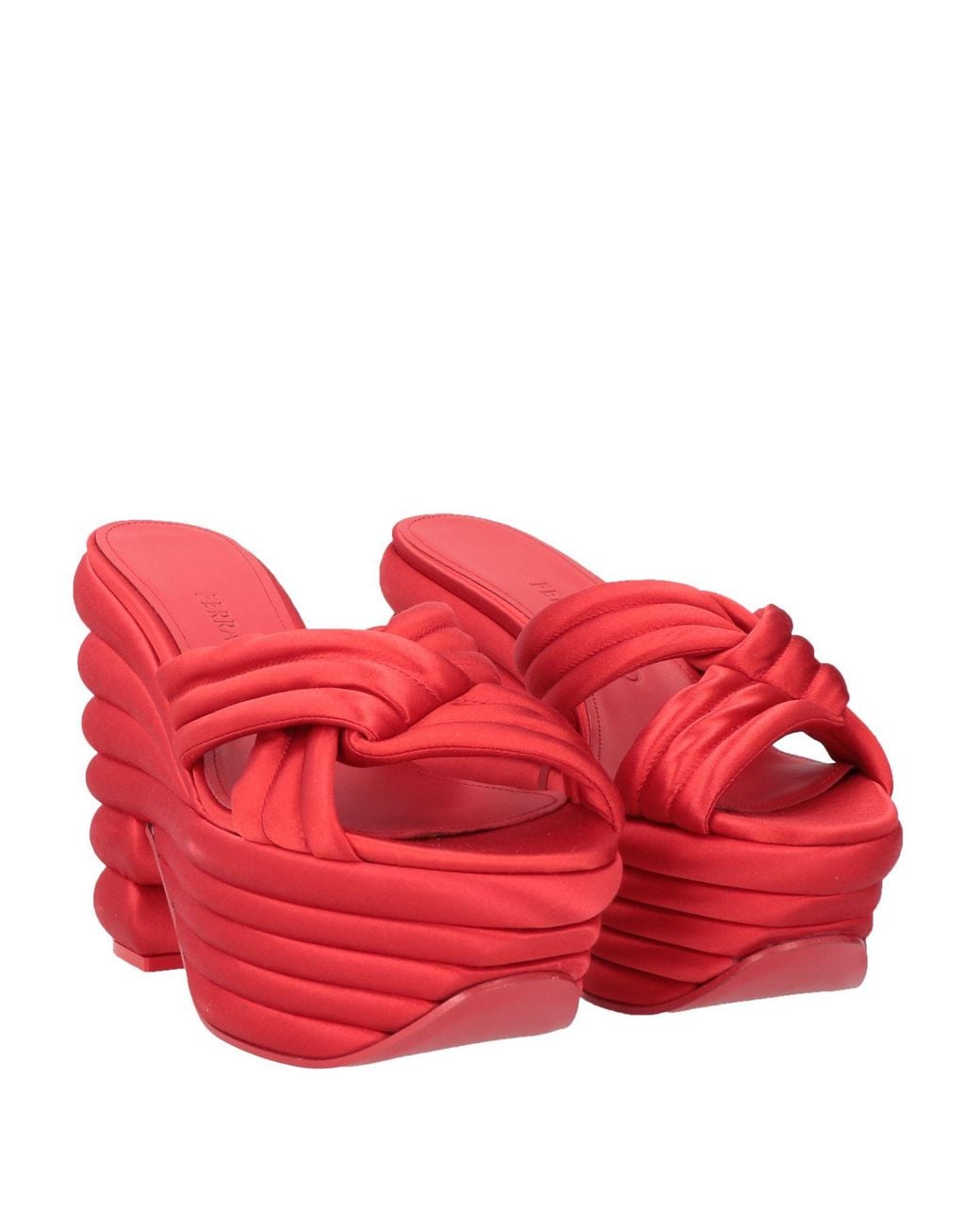 Ferragamo Red Sandale