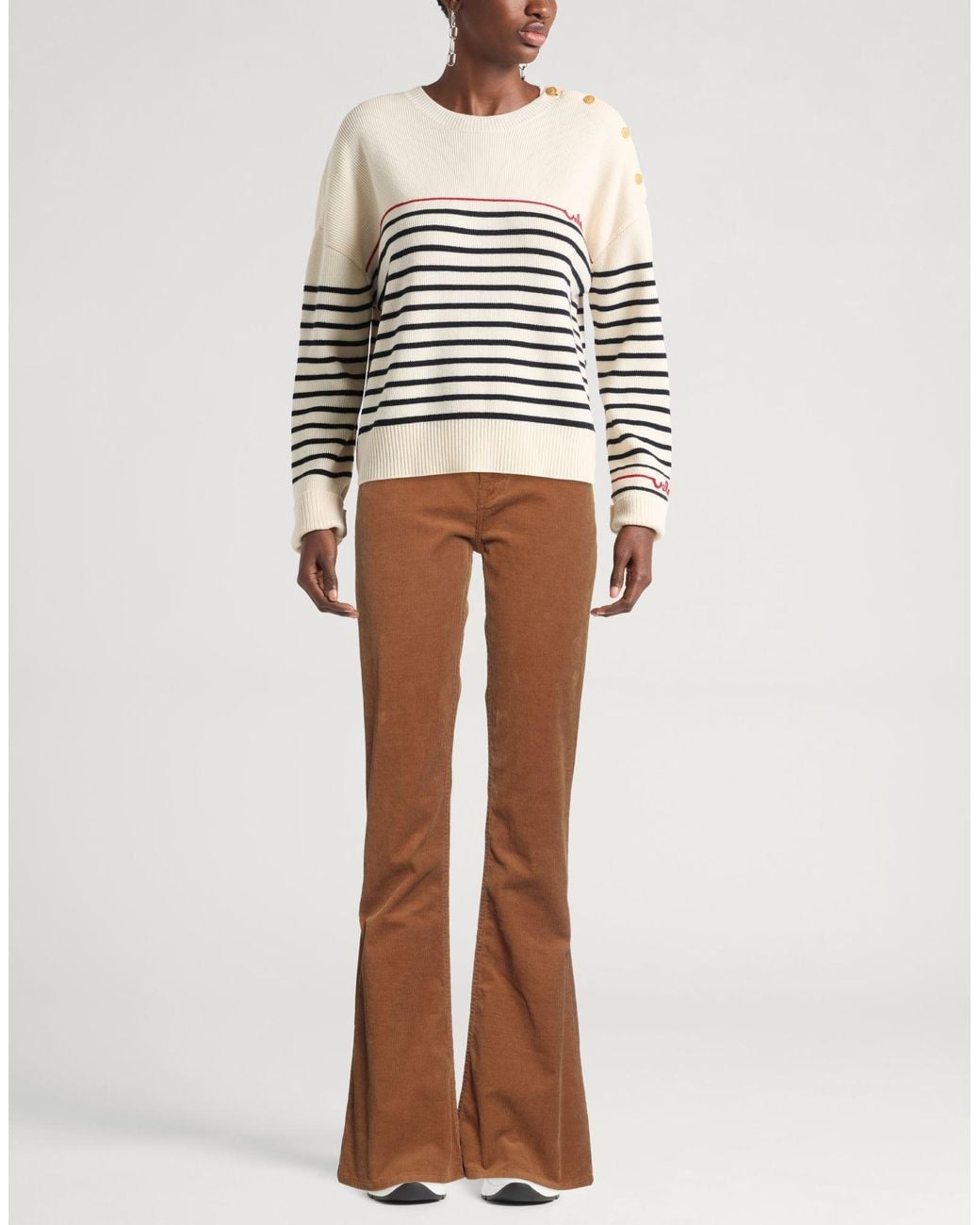Céline Brown Pants Cotton