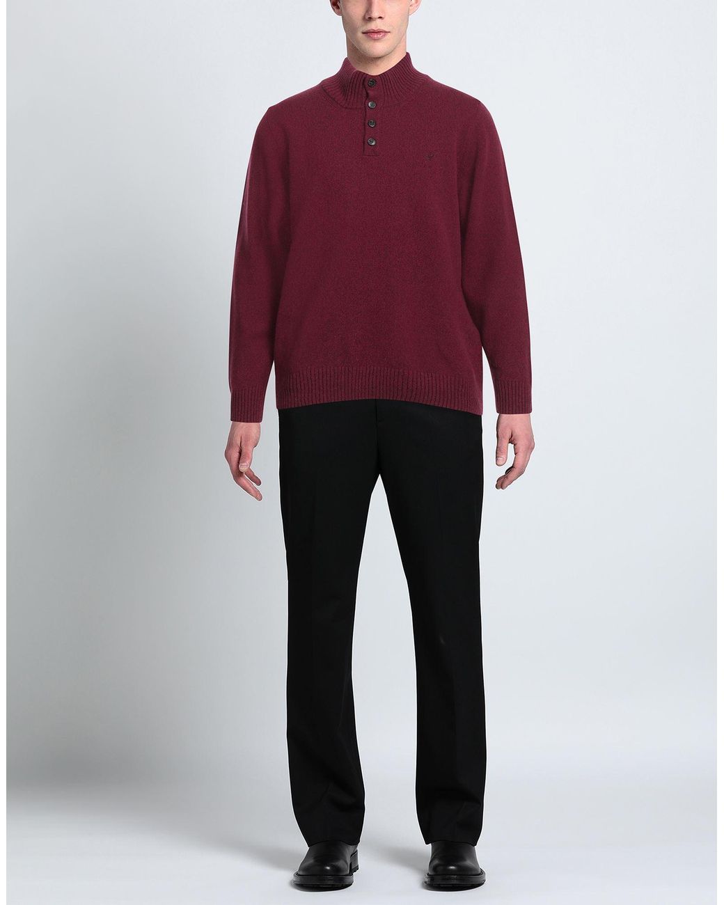 Brooksfield Red Turtleneck for men