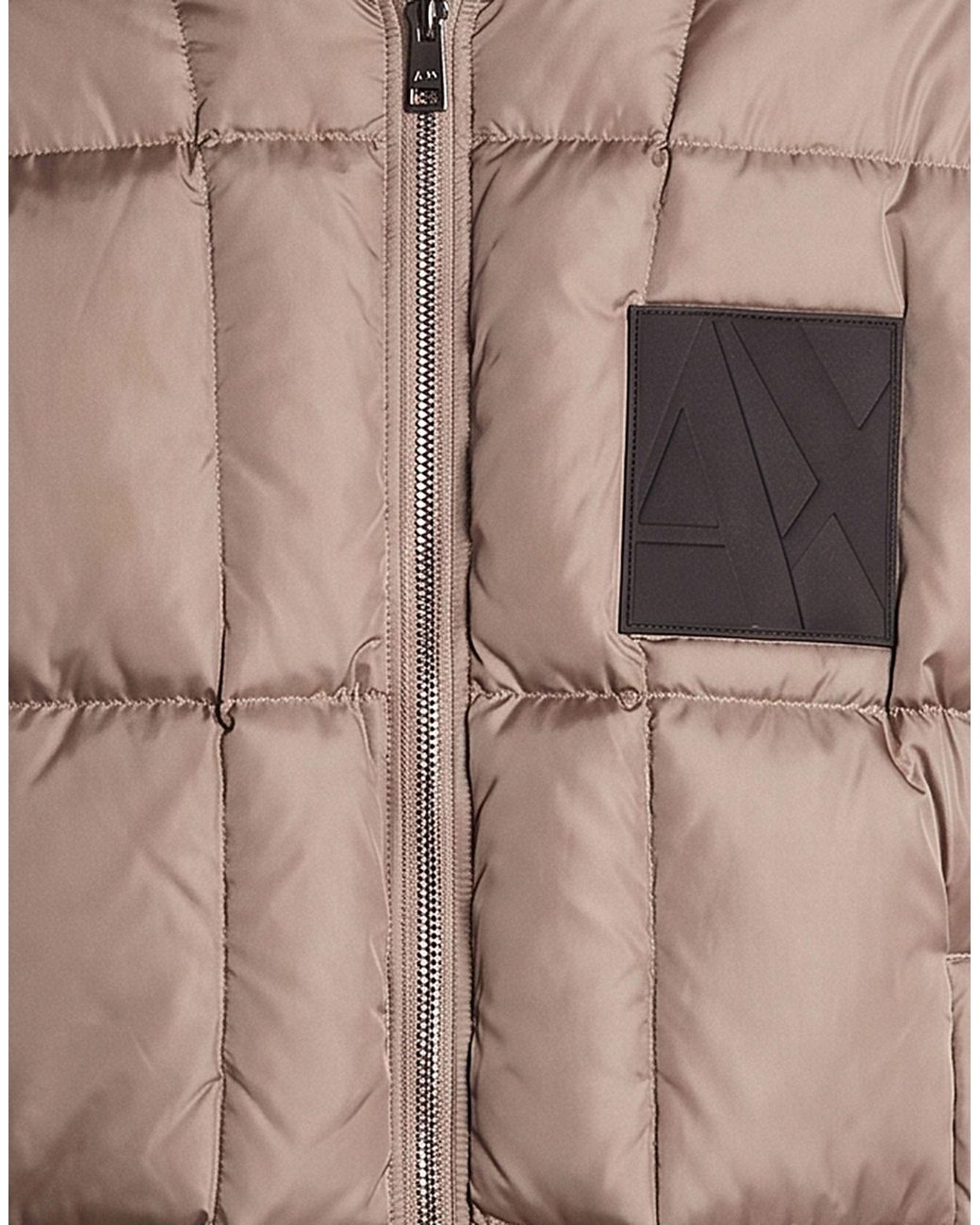 ARMANI EXCHANGE Brown Puffer for men