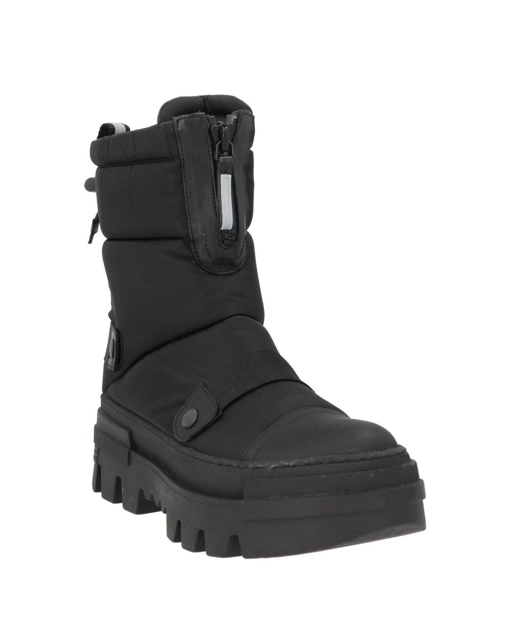 Premiata Black Ankle Boots Textile Fibers