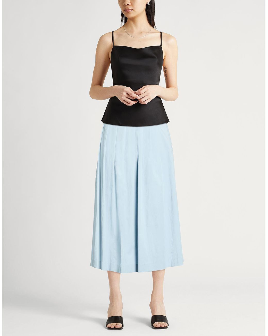 PT Torino Blue Midi Skirt