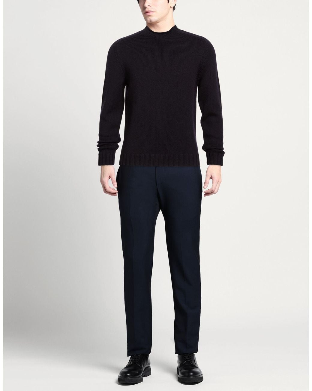 Heritage Blue Midnight Sweater Merino Wool for men
