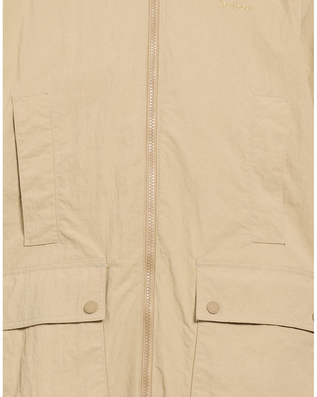 Barbour Natural Khaki Jacket Polyamide for men