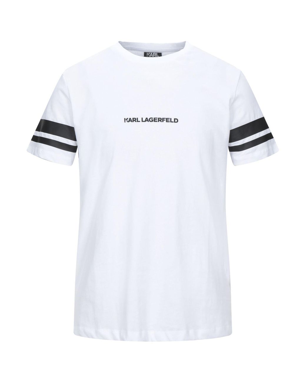 Karl Lagerfeld T-shirt in White for Men - Lyst