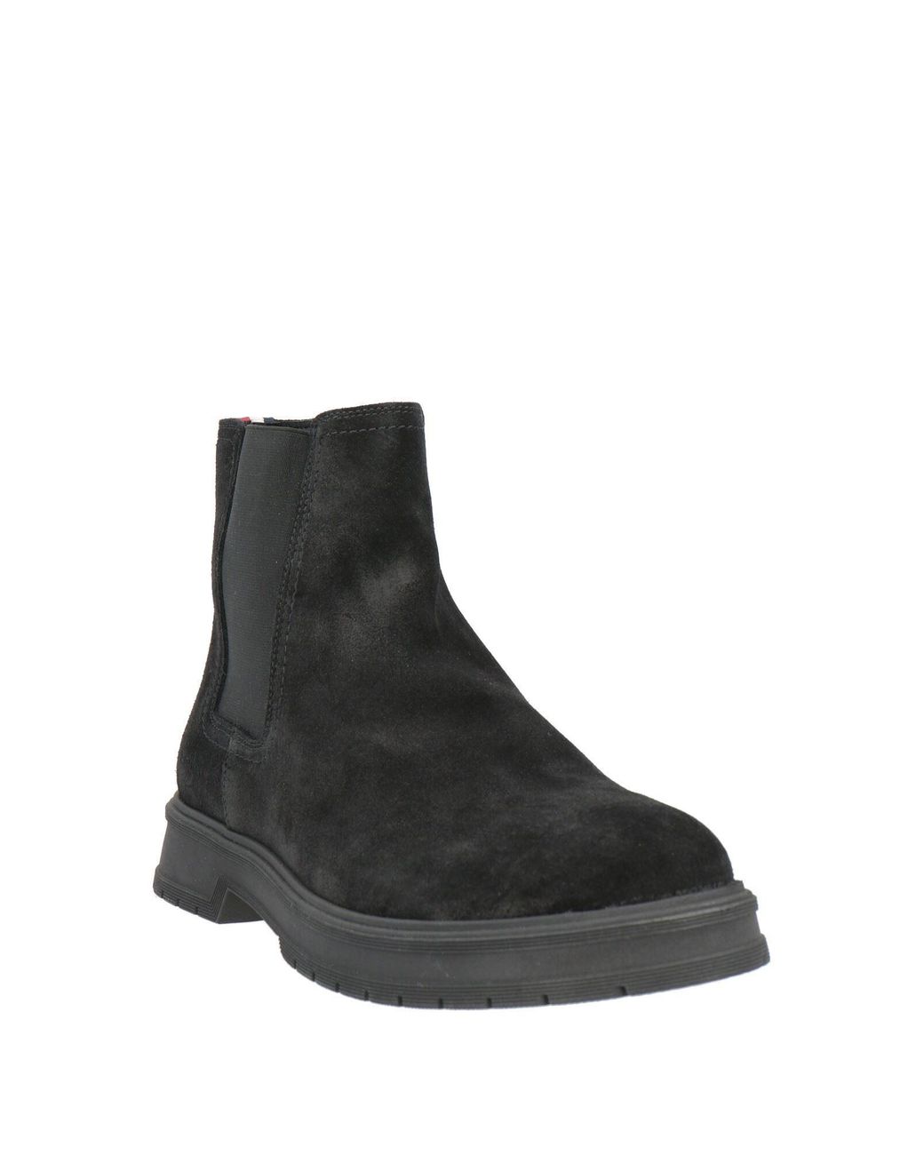 Tommy Hilfiger Black Ankle Boots Leather for men