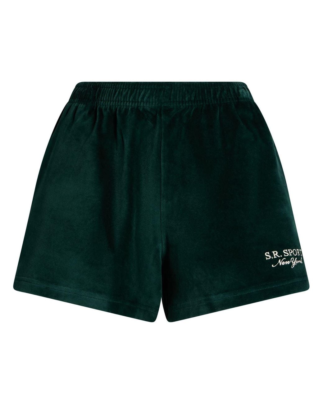 Sporty & Rich Green Shorts & Bermuda Shorts Cotton