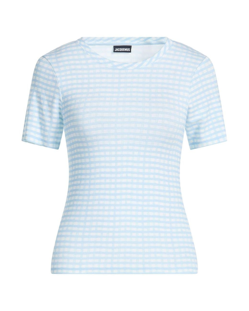 Jacquemus Blue T-Shirt Viscose, Elastane