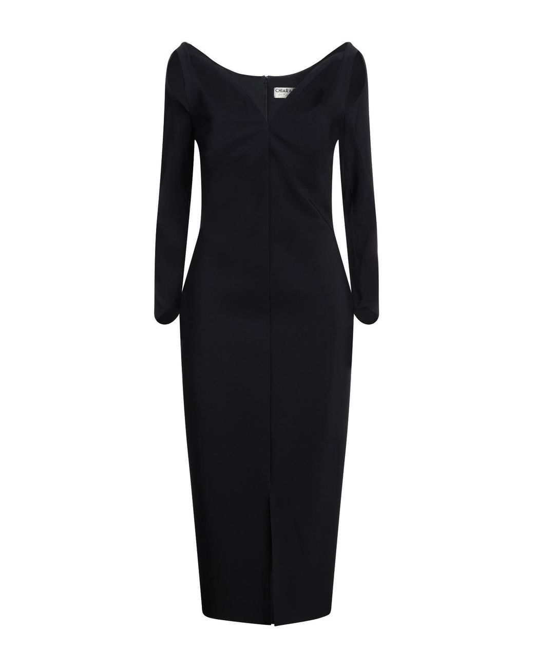 La Petite Robe Di Chiara Boni Black Midi Dress
