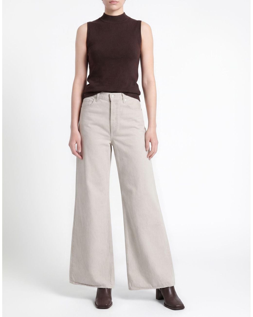 Agolde Gray Jeans Cotton