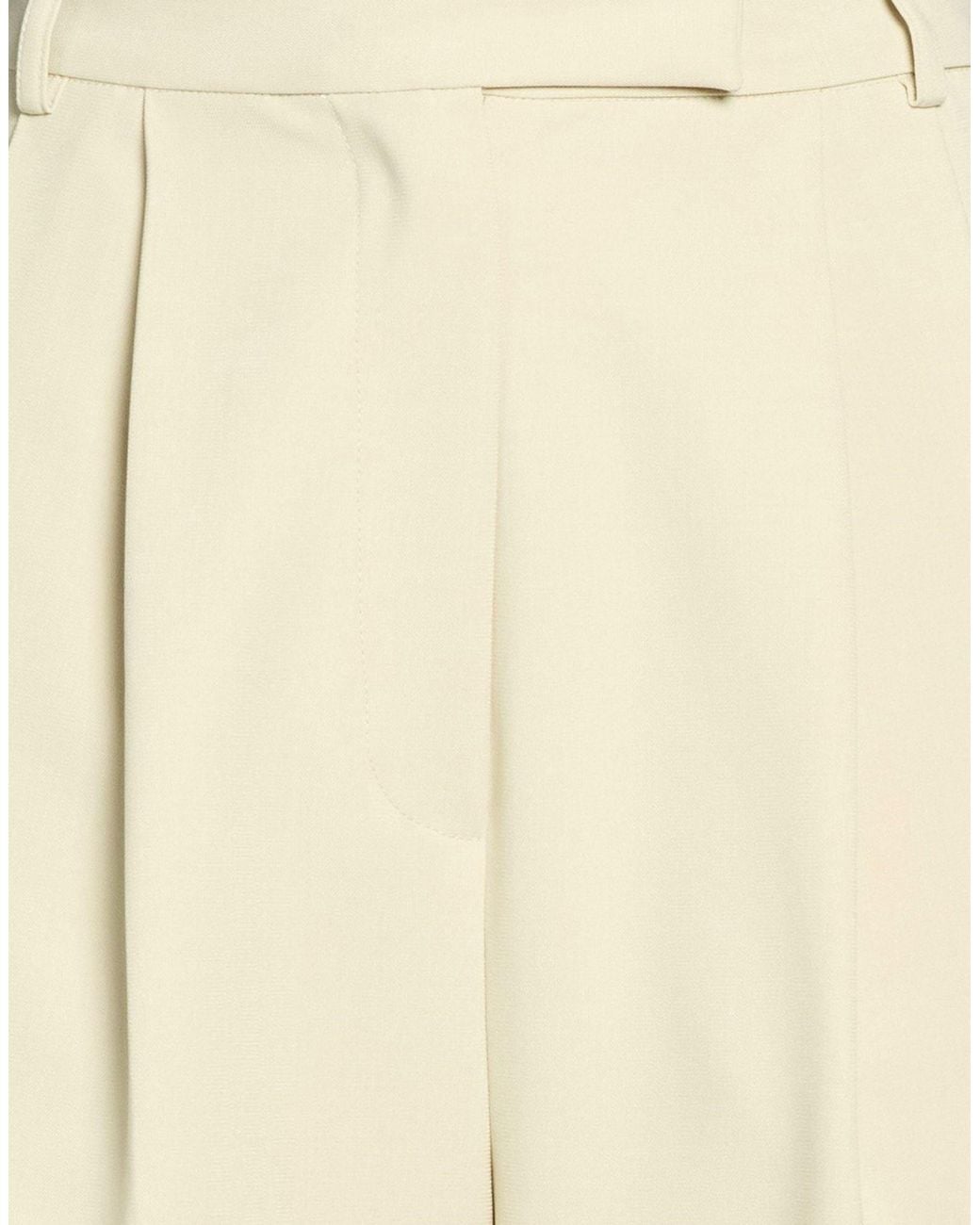 Frankie Shop Natural Pants Polyester, Elastane