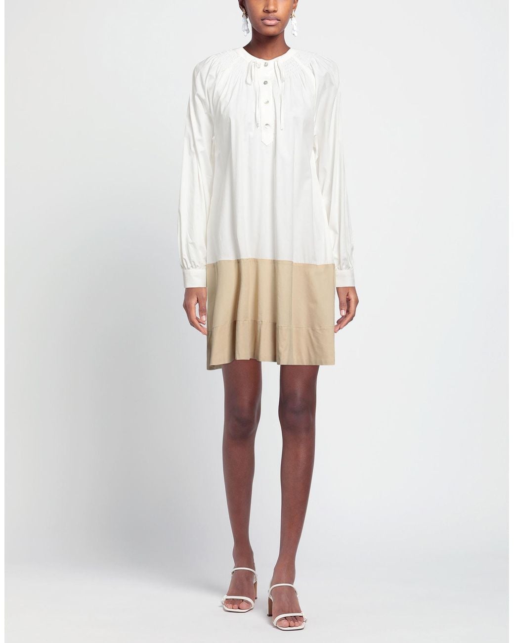 Alpha Studio White Mini Dress