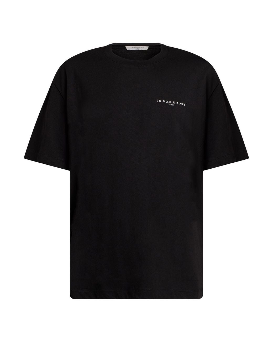 Ih Nom Uh Nit Black T-Shirt Cotton for men