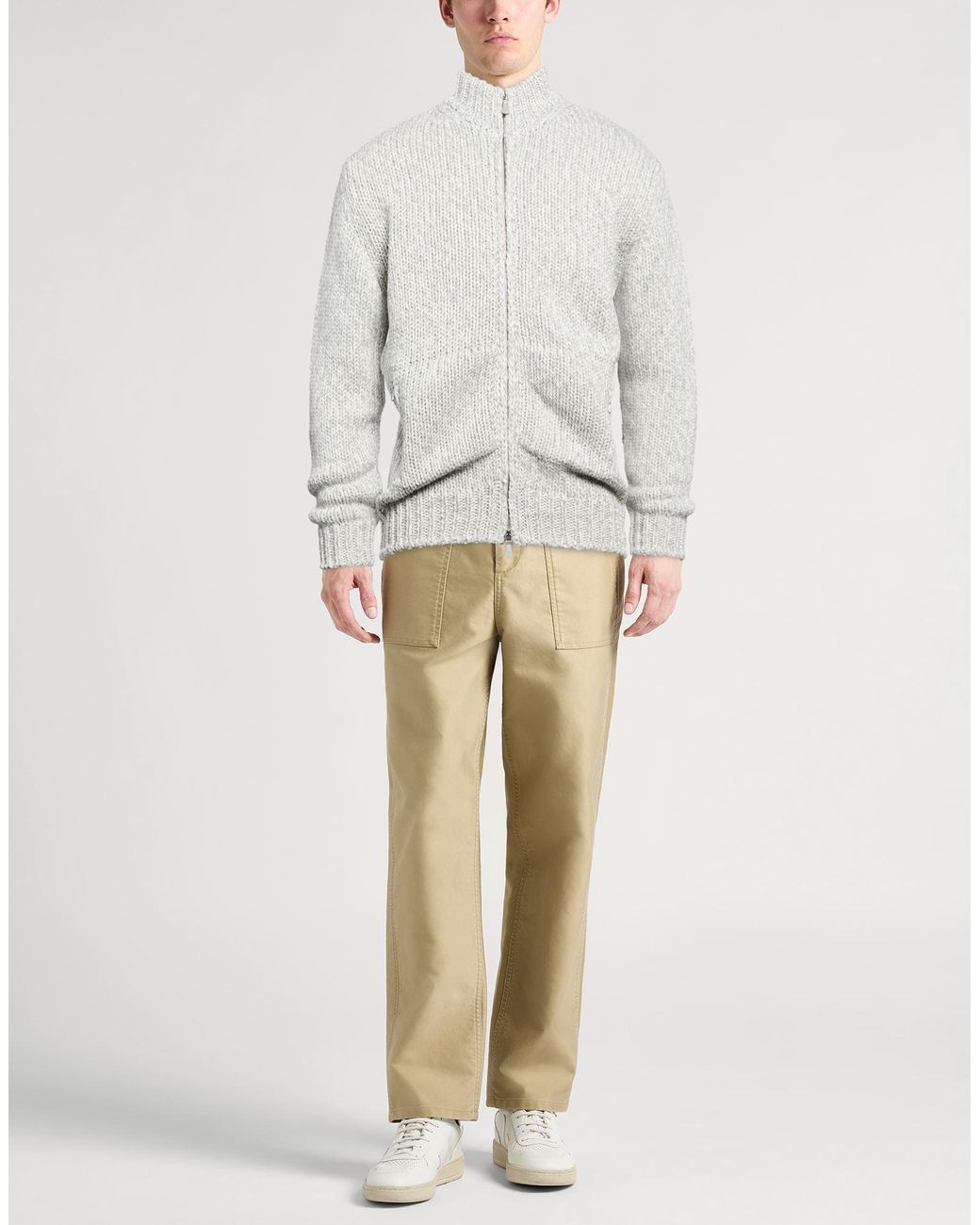 Eleventy White Cardigan for men