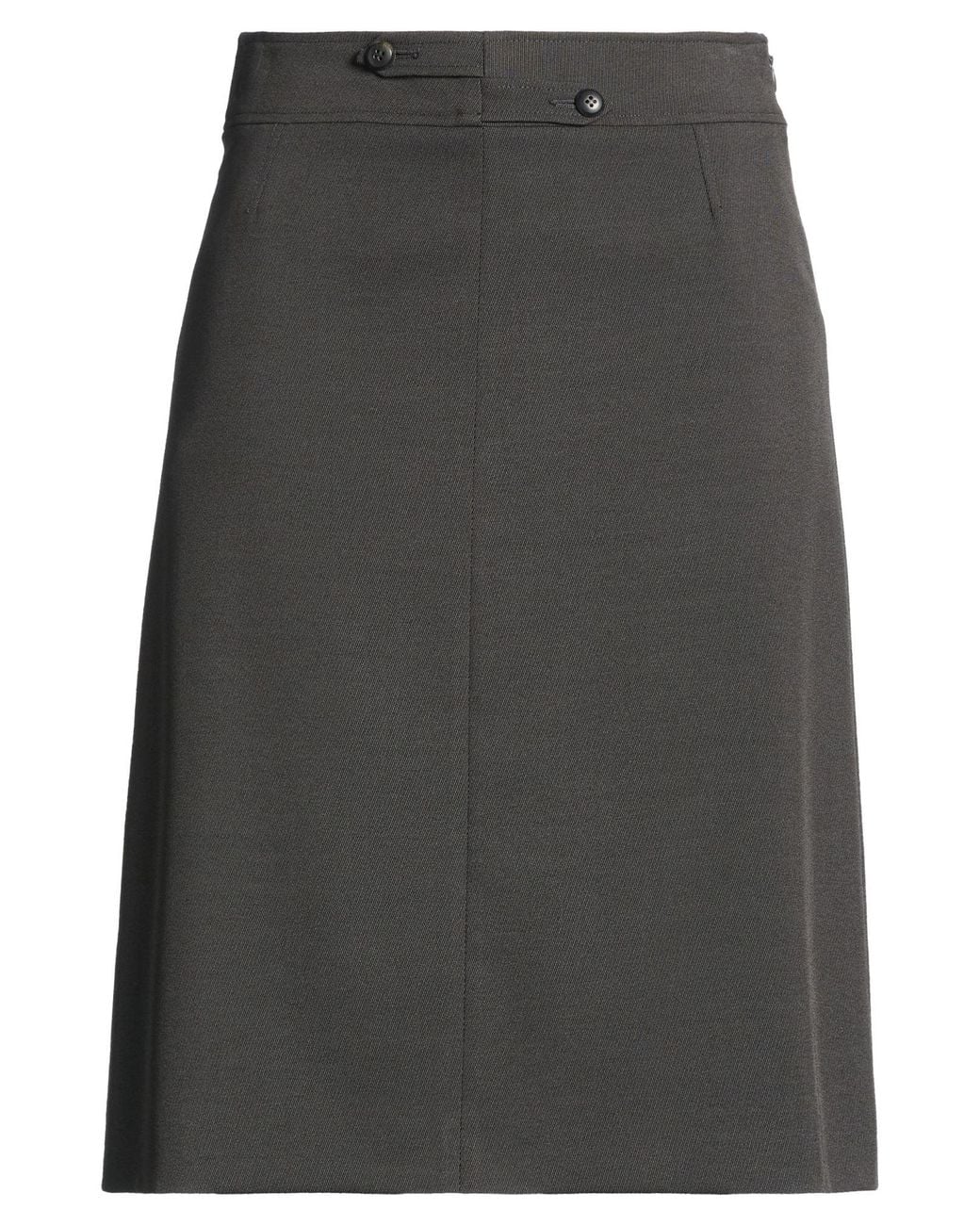 Armani Collezioni Gray Midi Skirt
