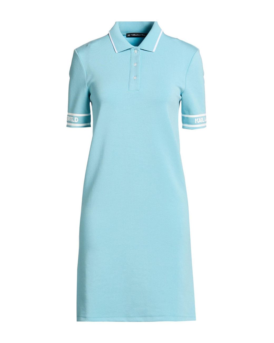Karl Lagerfeld Blue Sky Mini Dress Modal, Polyester, Elastane