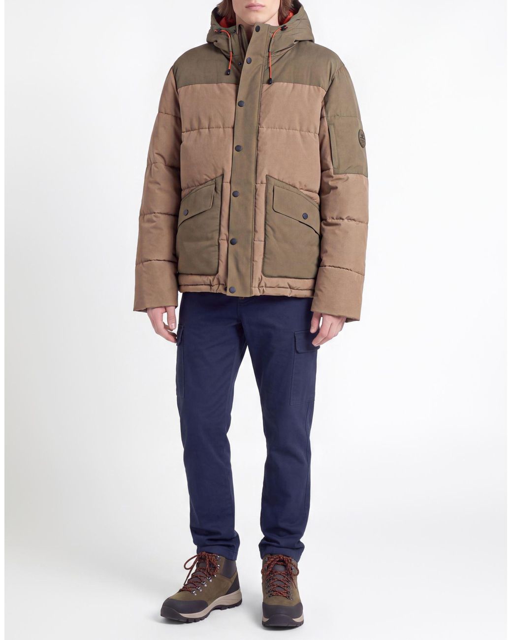 North Sails Brown Puffer for men