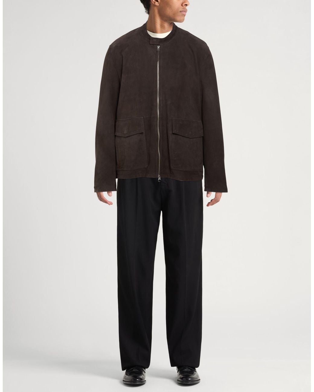 Paolo Pecora Brown Jacket for men