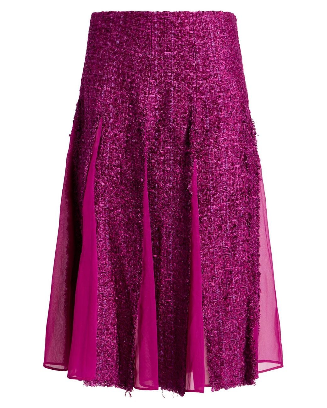 DES_PHEMMES Purple Midi Skirt