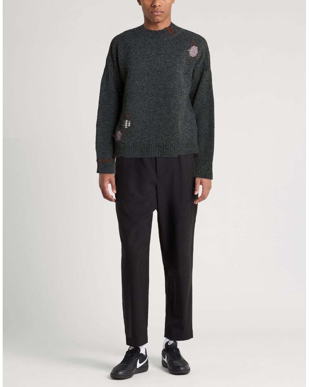 Marni Black Lead Sweater Virgin Wool for men