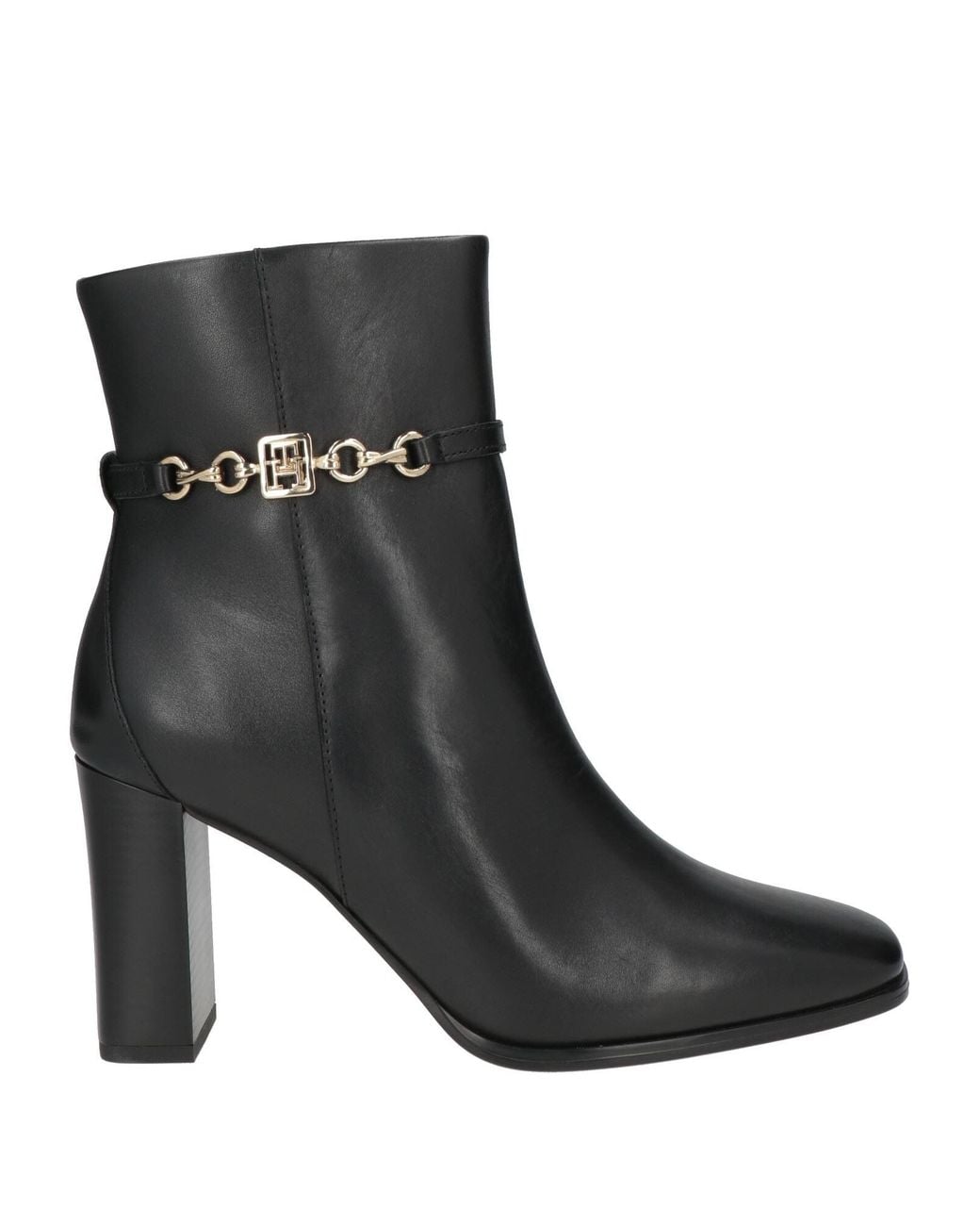 Tommy Hilfiger Black Ankle Boots