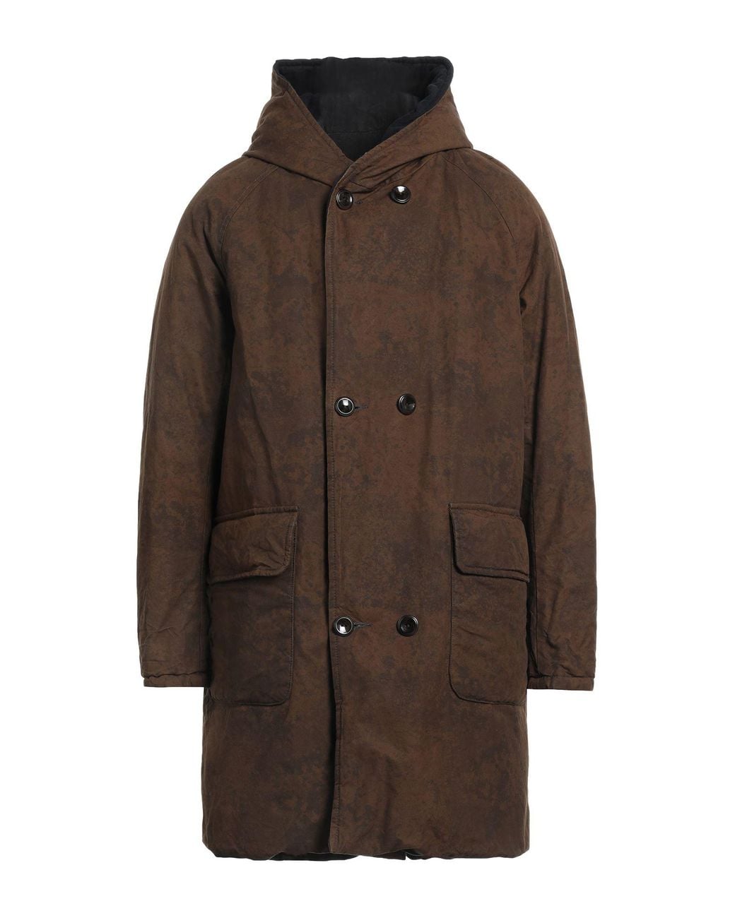 Original Vintage Style Brown Military Coat Cotton for men