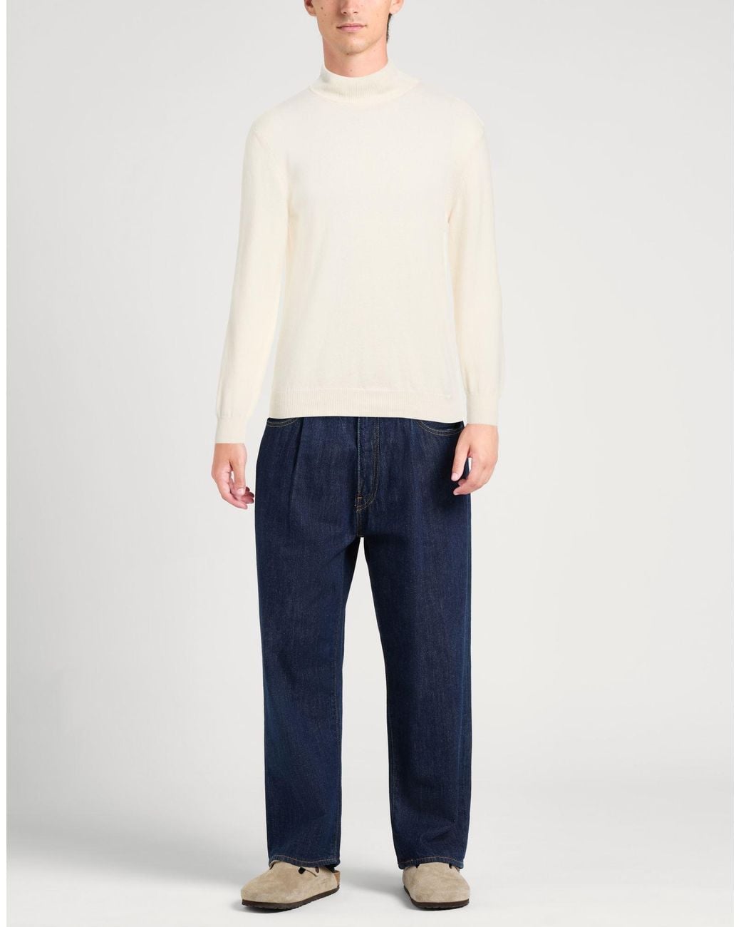 Bellwood White Turtlenecks for men